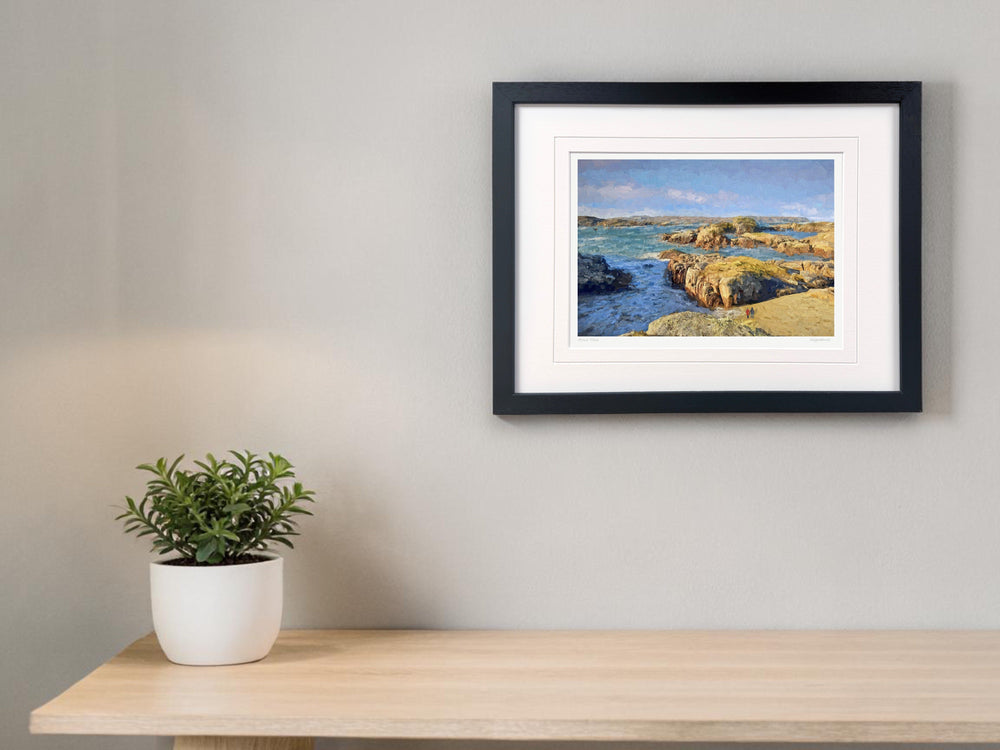 By The Water's Edge, Cloughglass, Donegal - signed limited edition print by Lucas Creative Art