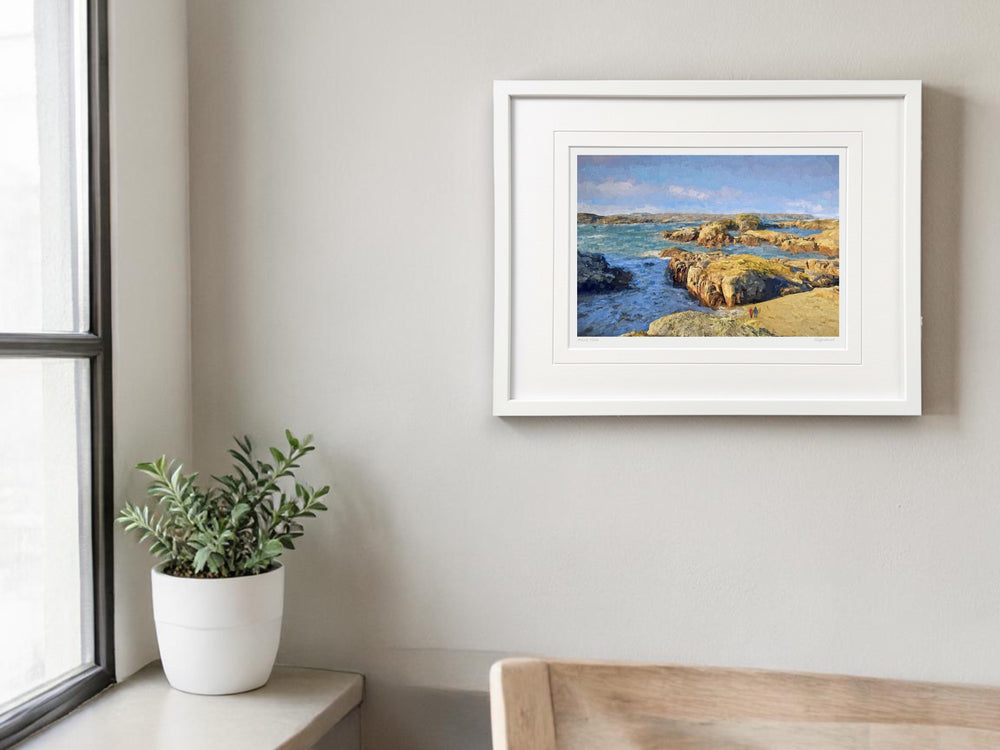 By The Water's Edge, Cloughglass, Donegal - signed limited edition print by Lucas Creative Art