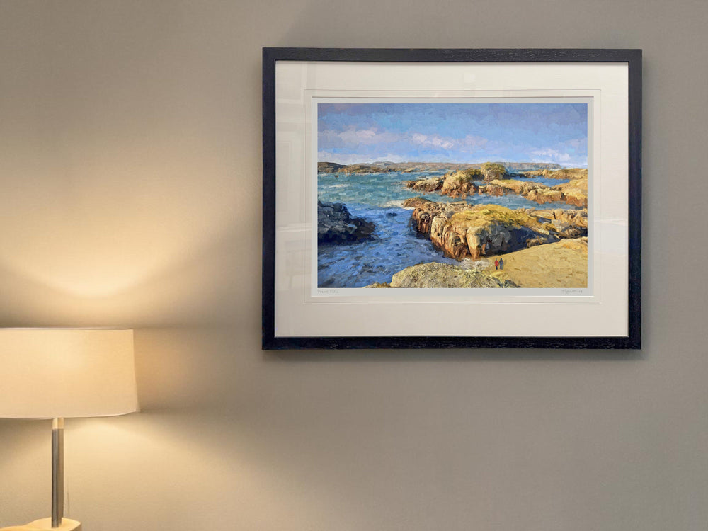 By The Water's Edge, Cloughglass, Donegal - signed limited edition print by Lucas Creative Art