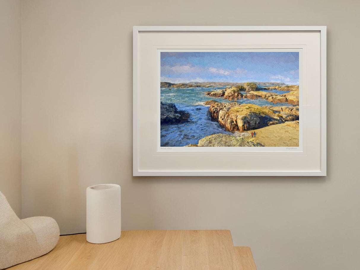 By The Water's Edge, Cloughglass, Donegal - signed limited edition print by Lucas Creative Art