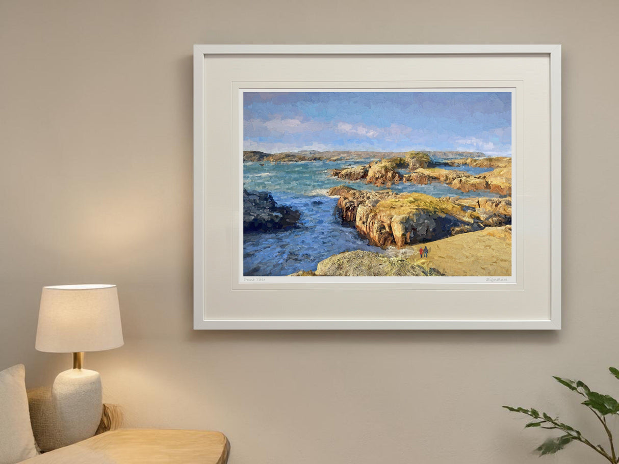 By The Water's Edge, Cloughglass, Donegal - signed limited edition print by Lucas Creative Art