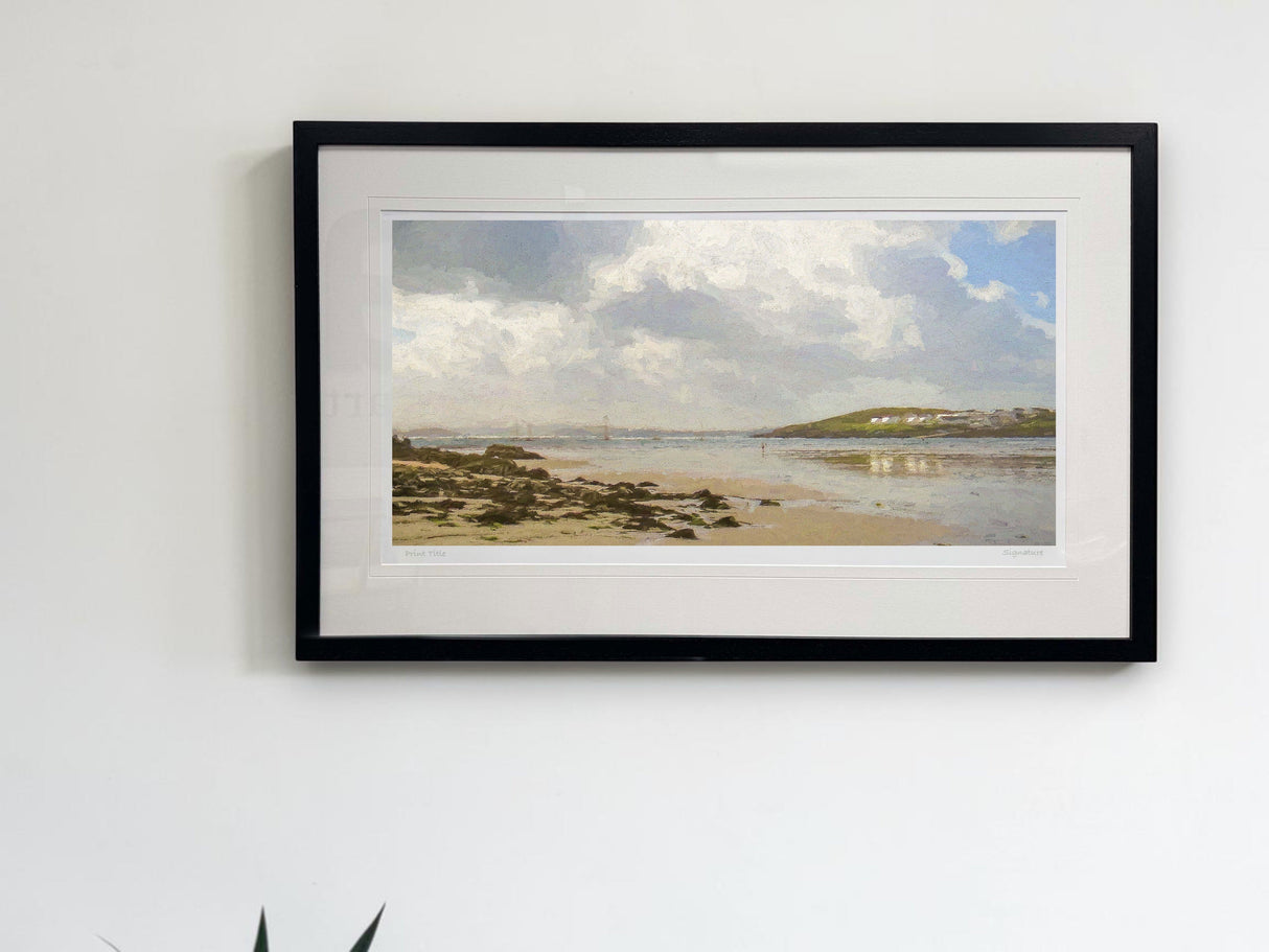 By The Water's Edge, Rosapenna - signed limited edition print by Lucas Creative Art
