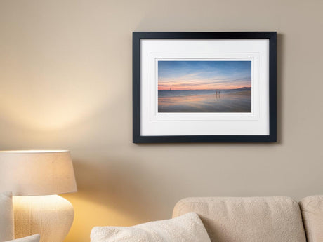 The Best Part of The Day, Cranfield Beach - Small Framed Black