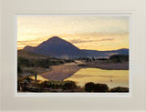 Dawn Mist Below Errigal - signed limited edition print by Lucas Creative Art