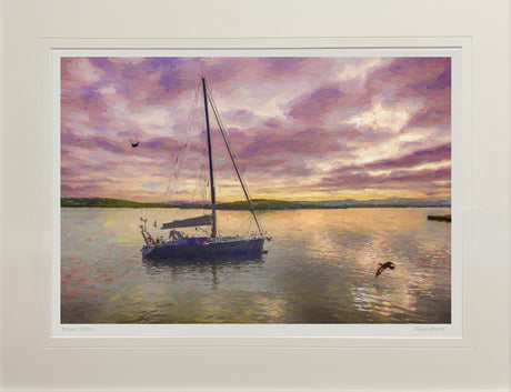 Dawn, Rosapenna - signed limited edition print by Lucas Creative Art