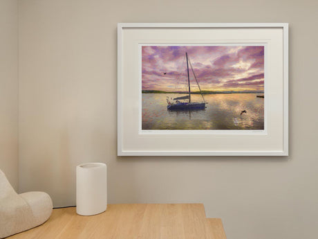 Dawn, Rosapenna - signed limited edition print by Lucas Creative Art