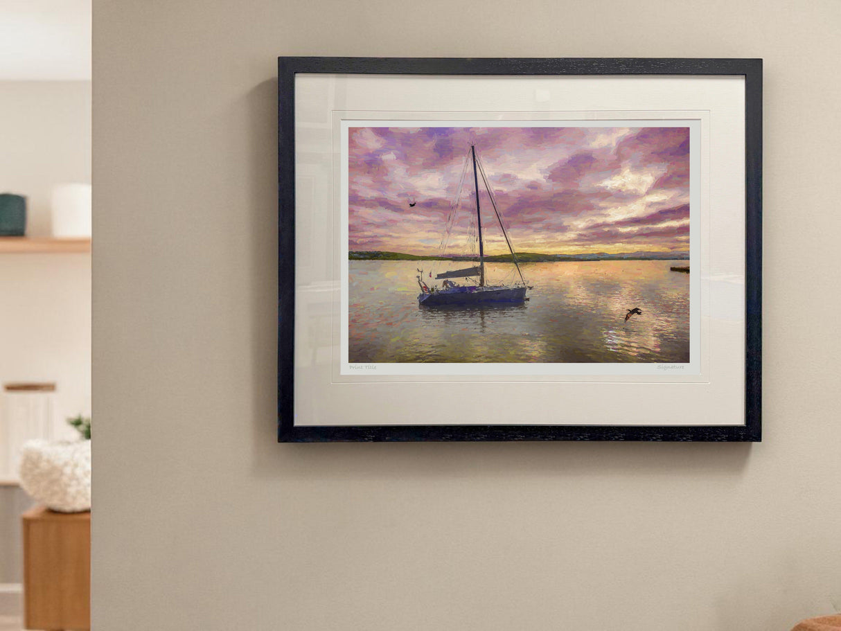 Dawn, Rosapenna - signed limited edition print by Lucas Creative Art