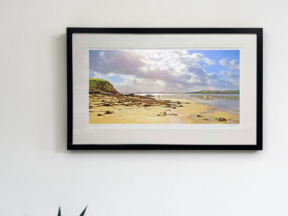 Downings Across Tra Beag - signed limited edition print by Lucas Creative Art