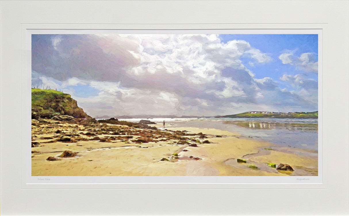 Downings Across Tra Beag - signed limited edition print by Lucas Creative Art