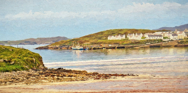 Downings, Rosapenna - signed limited edition print by Lucas Creative Art