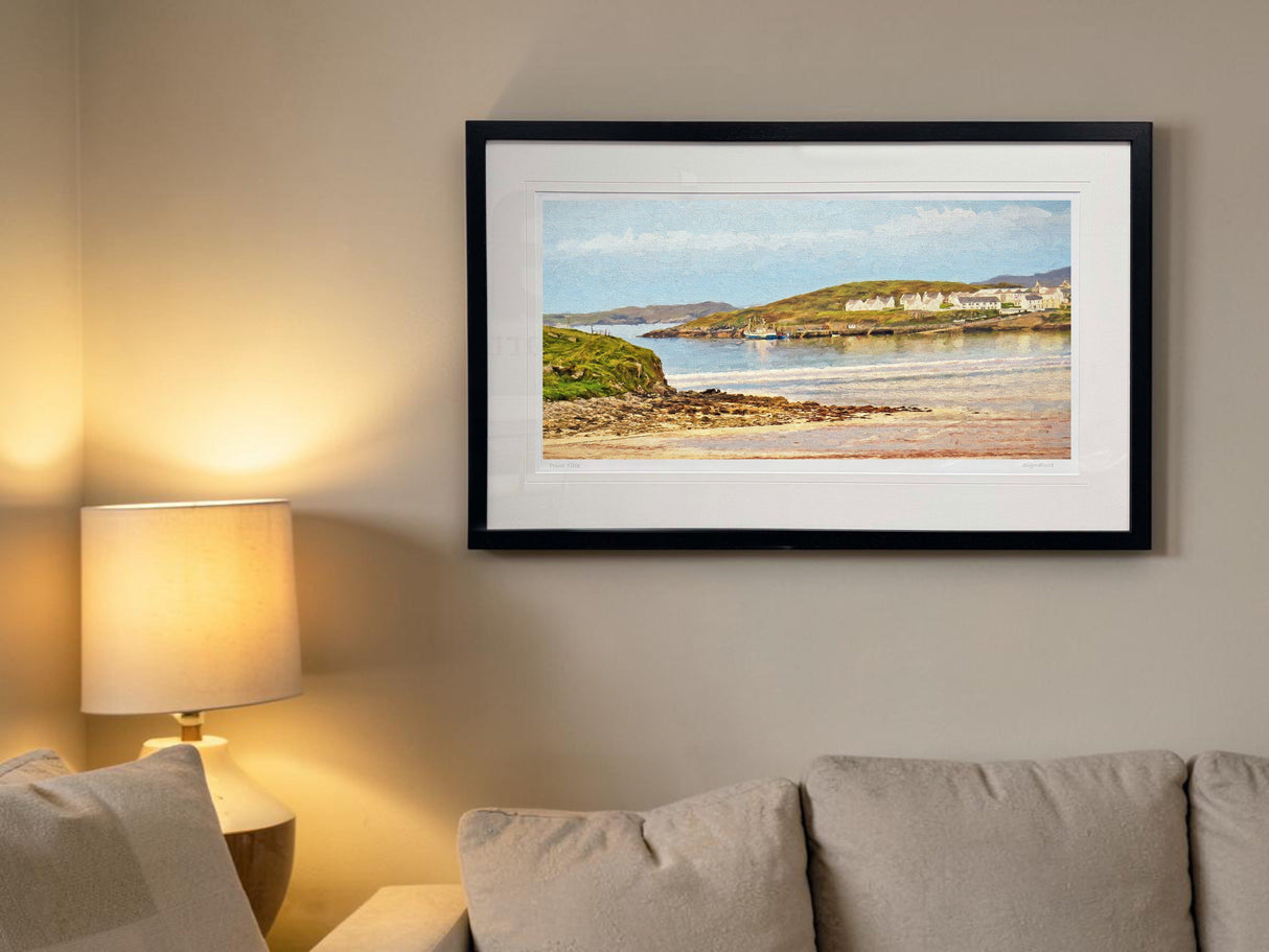 Downings, Rosapenna - signed limited edition print by Lucas Creative Art