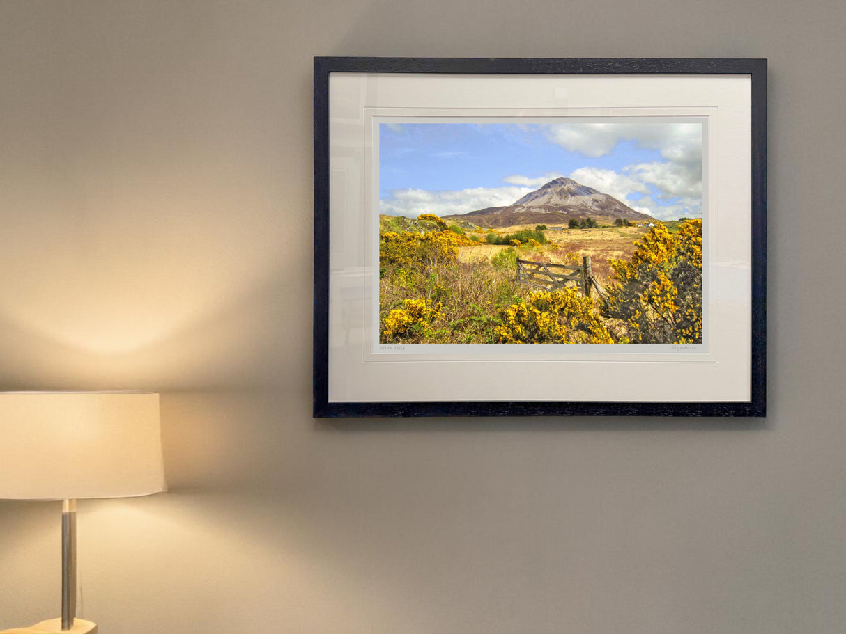 Errigal From Dunlewey - signed limited edition print by Lucas Creative Art
