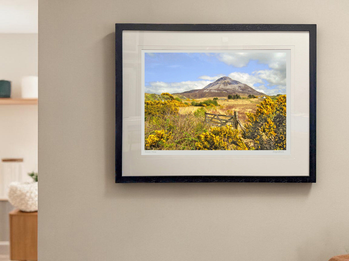 Errigal From Dunlewey - signed limited edition print by Lucas Creative Art