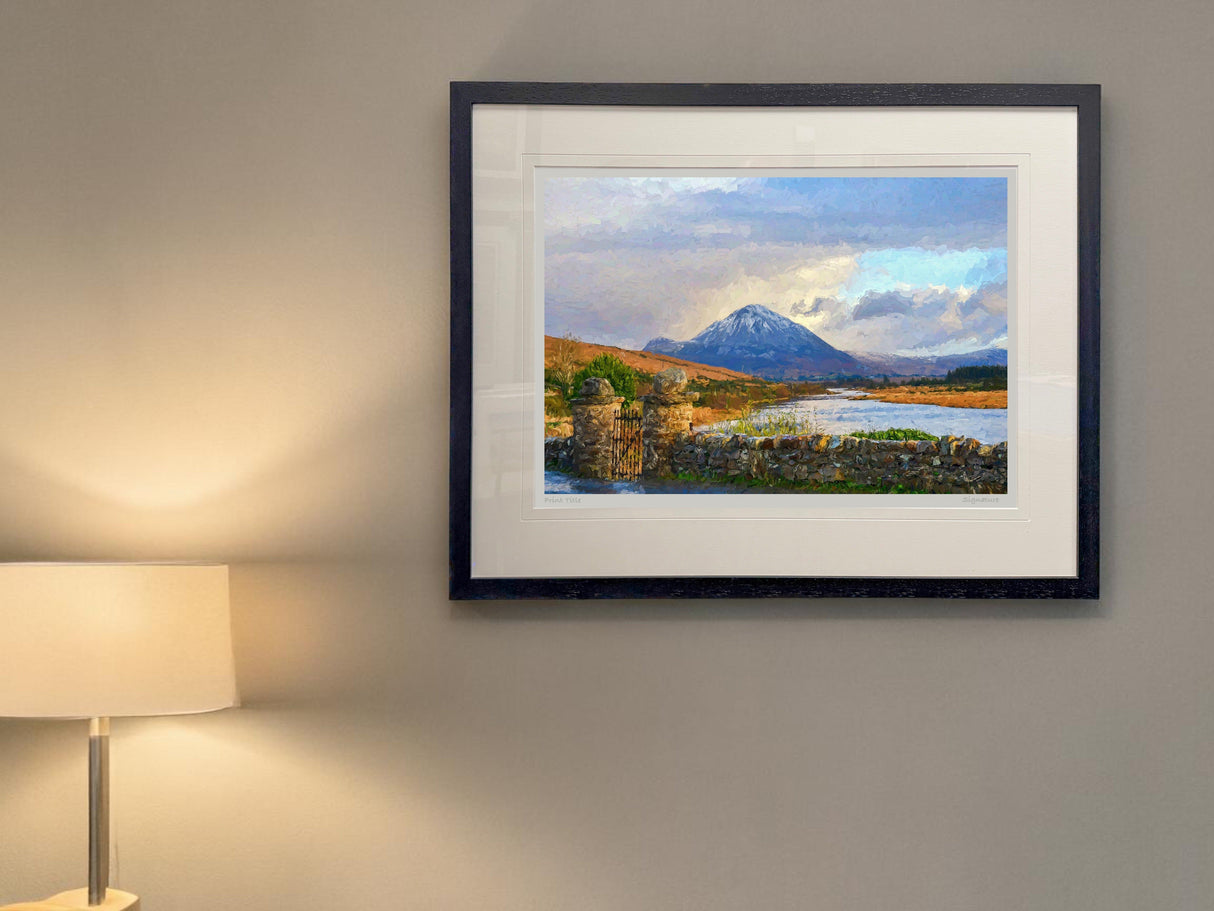 Errigal From Gweedore - signed limited edition print by Lucas Creative Art