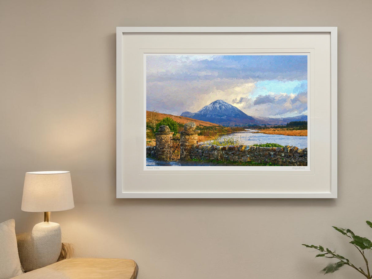 Errigal From Gweedore - signed limited edition print by Lucas Creative Art