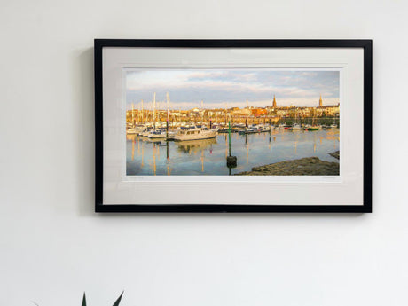 Evening, Bangor Marina - signed limited edition print by Lucas Creative Art