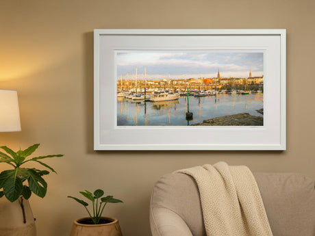 Evening, Bangor Marina - signed limited edition print by Lucas Creative Art