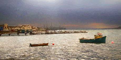 Evening Light, Portaferry - signed limited edition print by Lucas Creative Art