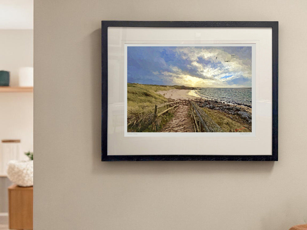 Evening, Port Arthur, Gweedore - signed limited edition print by Lucas Creative Art