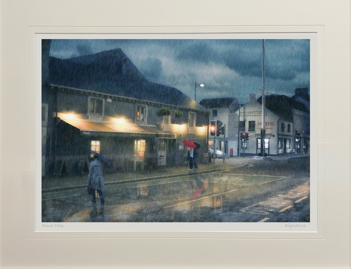 Evening Rain, Holywood