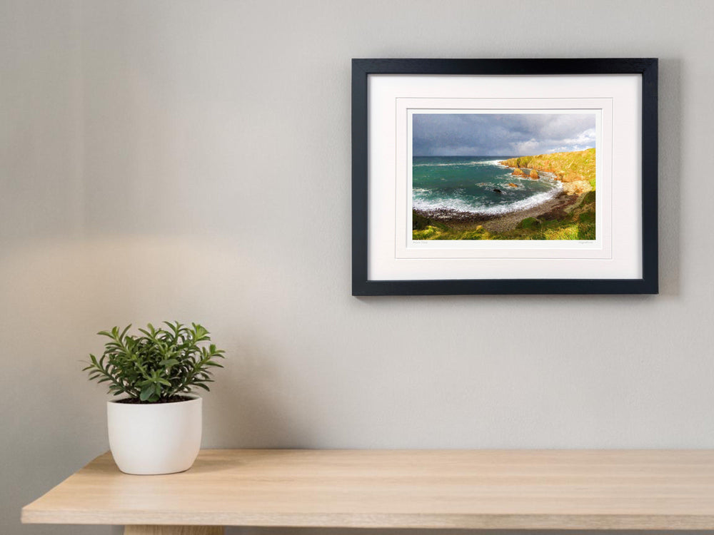Evening Sun, Altawinny Bay, Cnoc Fola - signed limited edition print by Lucas Creative Art