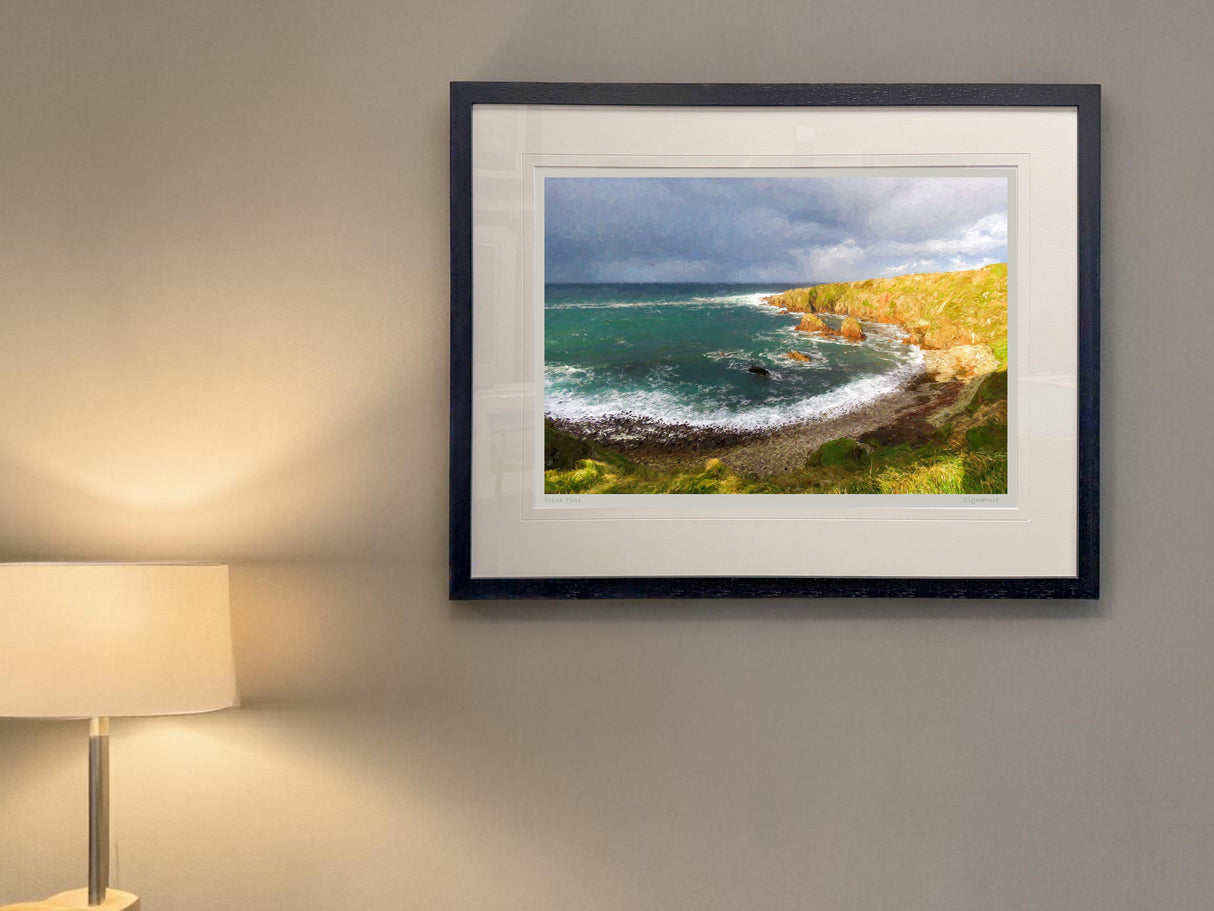 Evening Sun, Altawinny Bay, Cnoc Fola - signed limited edition print by Lucas Creative Art