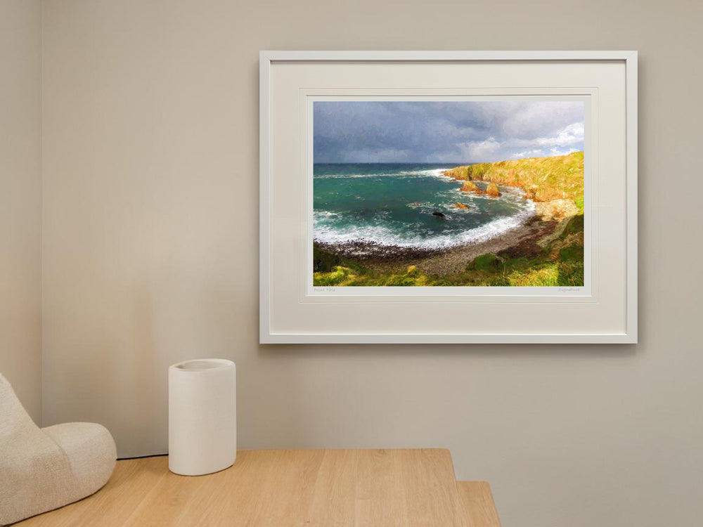 Evening Sun, Altawinny Bay, Cnoc Fola - signed limited edition print by Lucas Creative Art