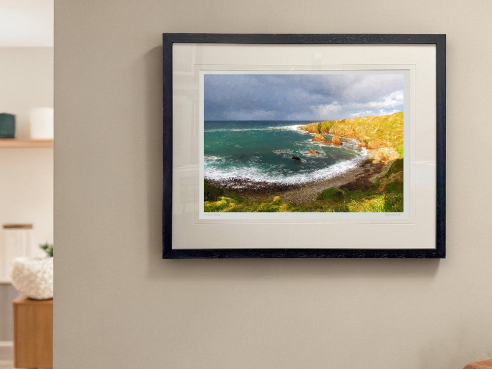Evening Sun, Altawinny Bay, Cnoc Fola - signed limited edition print by Lucas Creative Art