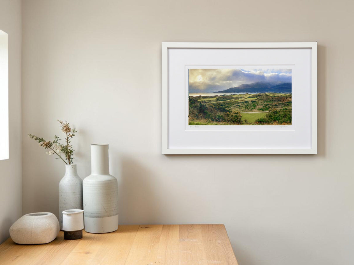 Evening Sun, Royal County Down - signed limited edition print by Lucas Creative Art