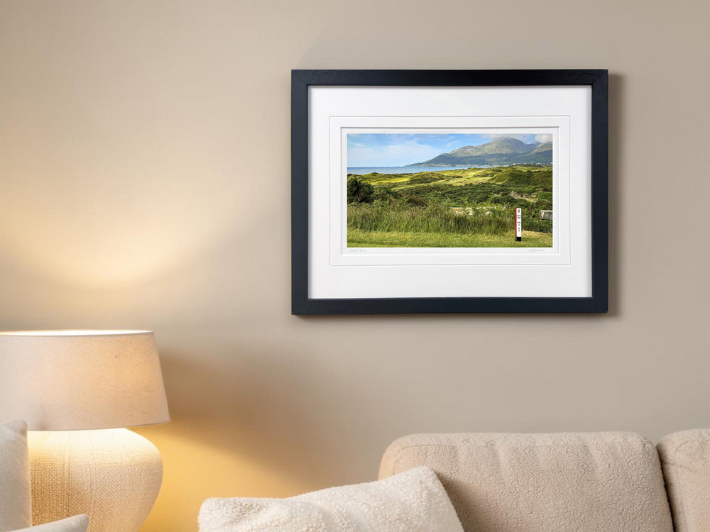 From The 8th Tee, Royal County Down - signed limited edition print by Lucas Creative Art