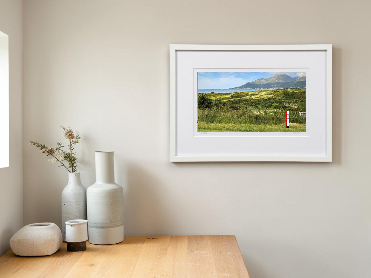 From The 8th Tee, Royal County Down - signed limited edition print by Lucas Creative Art