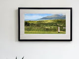 From The 8th Tee, Royal County Down - signed limited edition print by Lucas Creative Art
