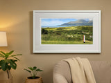 From The 8th Tee, Royal County Down - signed limited edition print by Lucas Creative Art
