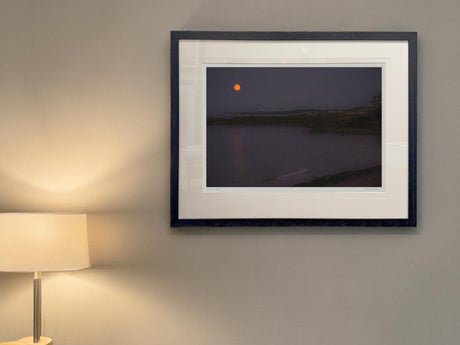Harvest Moon, Near Millisle - signed limited edition print by Lucas Creative Art