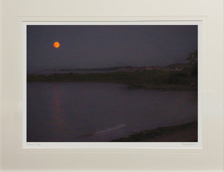 Harvest Moon, Near Millisle - signed limited edition print by Lucas Creative Art
