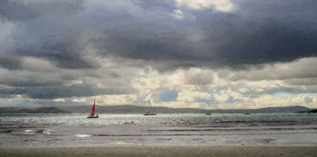 Heading Out, Downings Bay - signed limited edition print by Lucas Creative Art