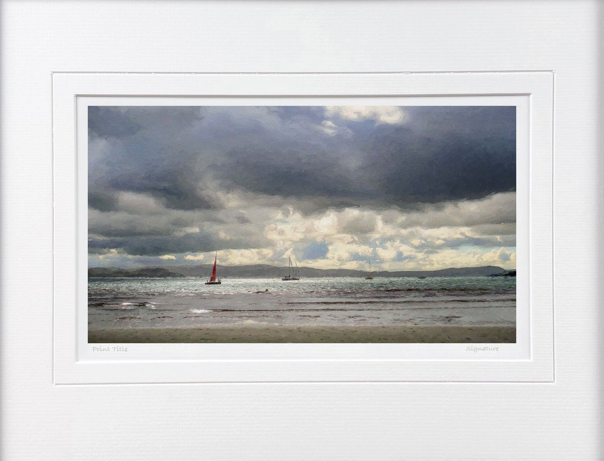 Heading Out, Downings Bay - signed limited edition print by Lucas Creative Art