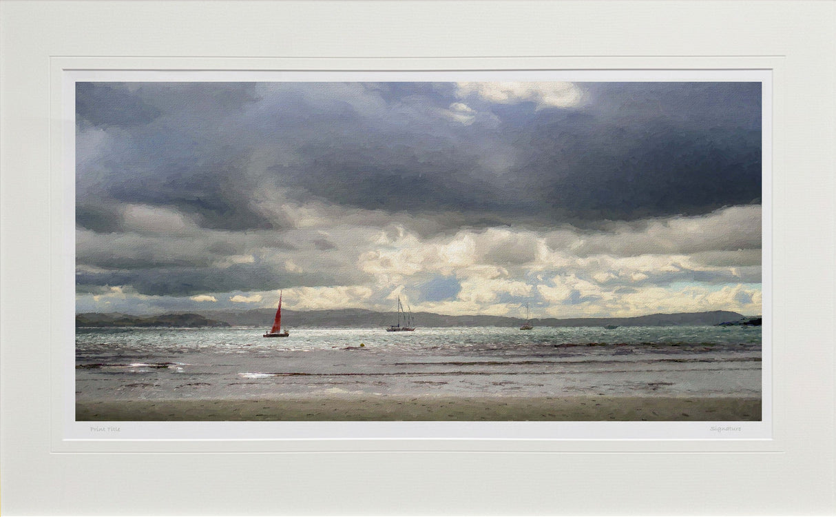 Heading Out, Downings Bay - signed limited edition print by Lucas Creative Art
