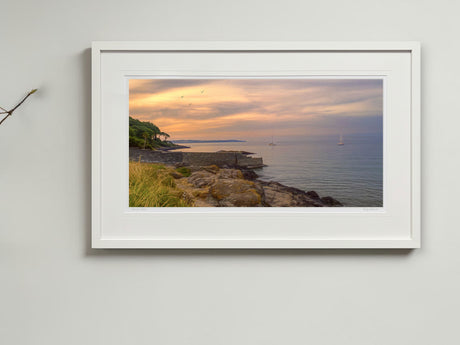 Helens Bay Towards Whitehead - signed limited edition print by Lucas Creative Art
