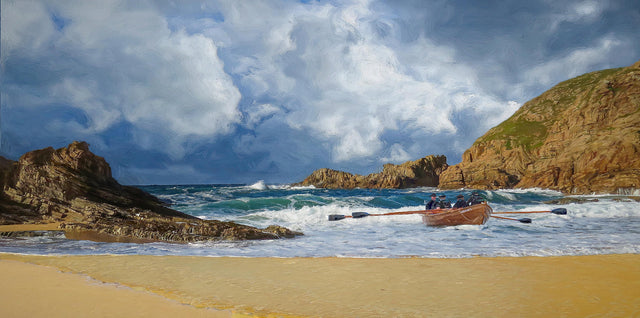 Just In Time, Rosguill - signed limited edition print by Lucas Creative Art