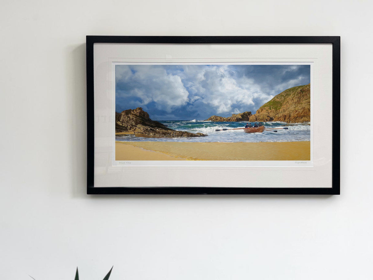 Just In Time, Rosguill - signed limited edition print by Lucas Creative Art
