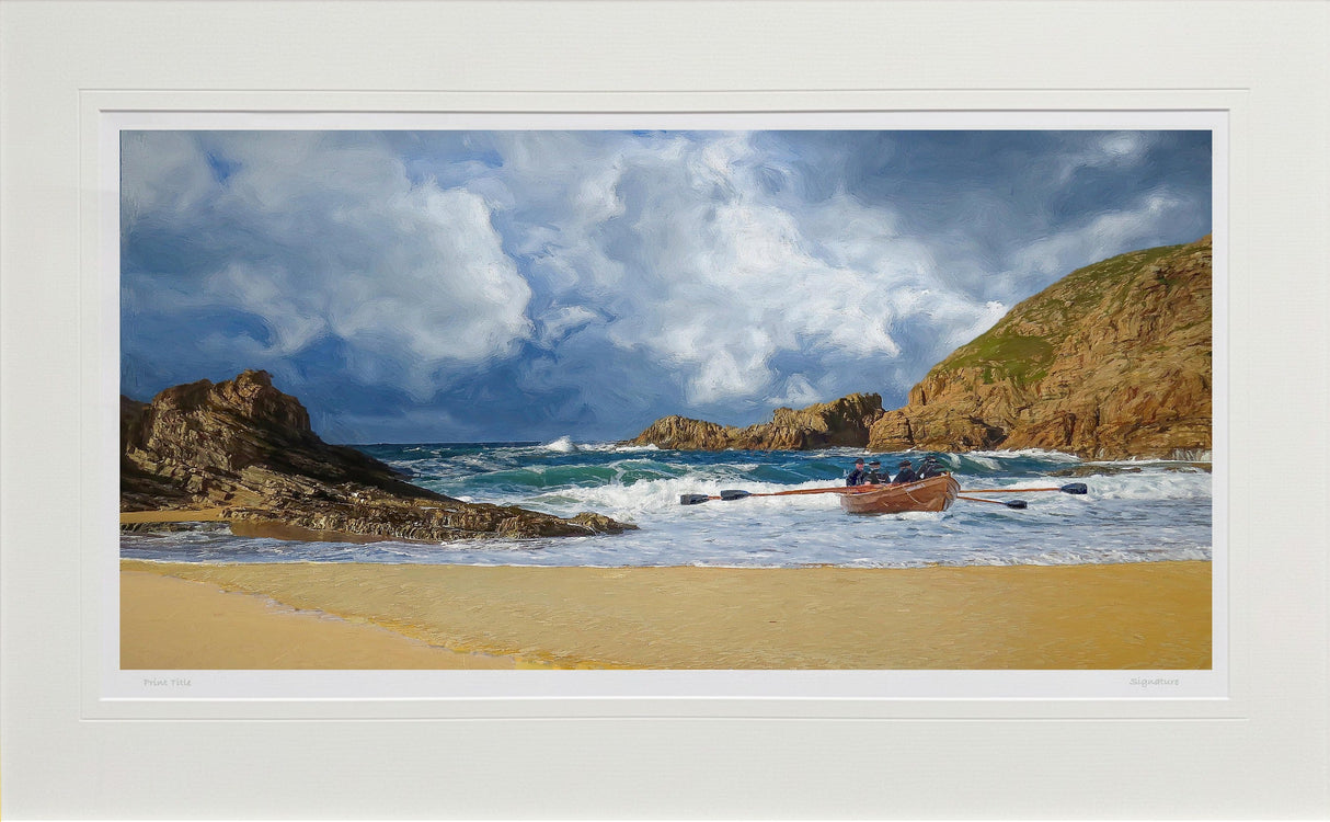 Just In Time, Rosguill - signed limited edition print by Lucas Creative Art