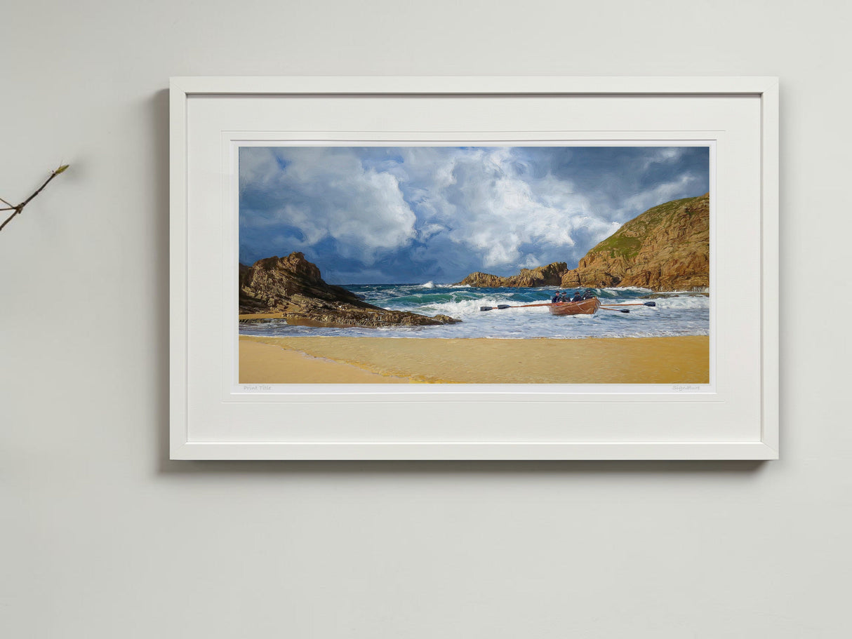 Just In Time, Rosguill - signed limited edition print by Lucas Creative Art