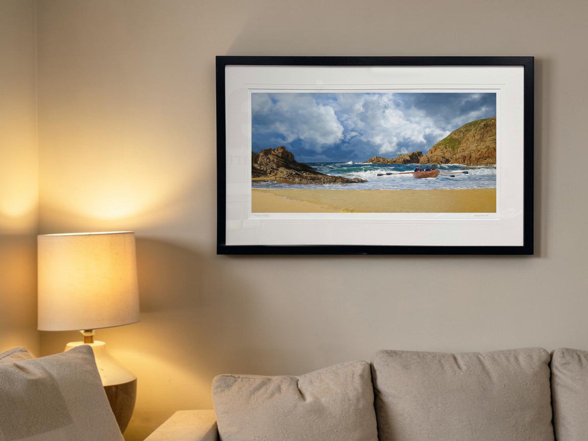 Just In Time, Rosguill - signed limited edition print by Lucas Creative Art