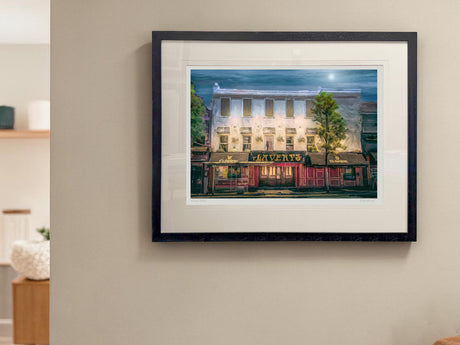 Laverys, Belfast - XL Framed Black