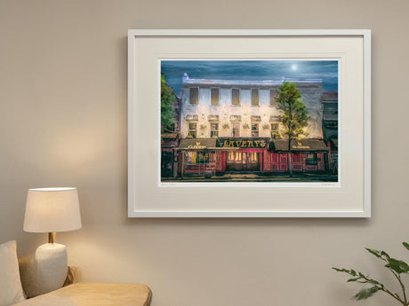 Laverys, Belfast - XL Framed White