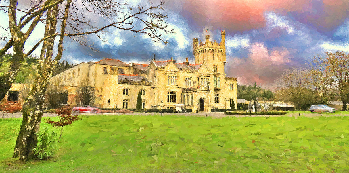 Lough Eske Castle - signed limited edition print by Lucas Creative Art