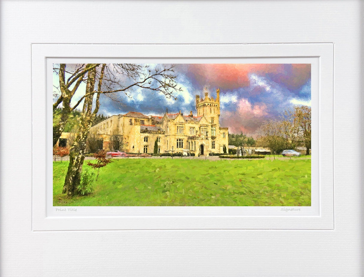 Lough Eske Castle - signed limited edition print by Lucas Creative Art