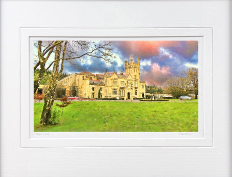 Lough Eske Castle - signed limited edition print by Lucas Creative Art