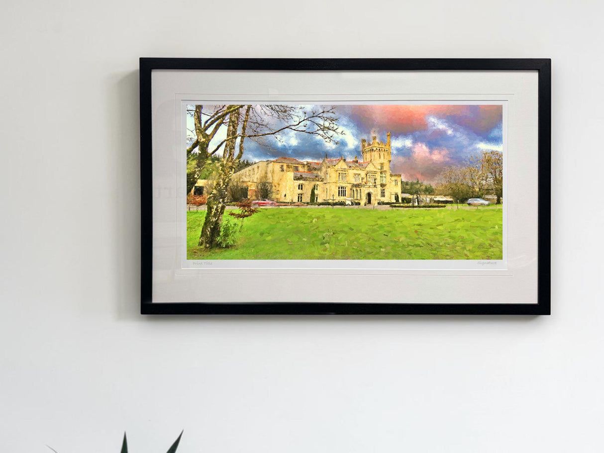 Lough Eske Castle - signed limited edition print by Lucas Creative Art
